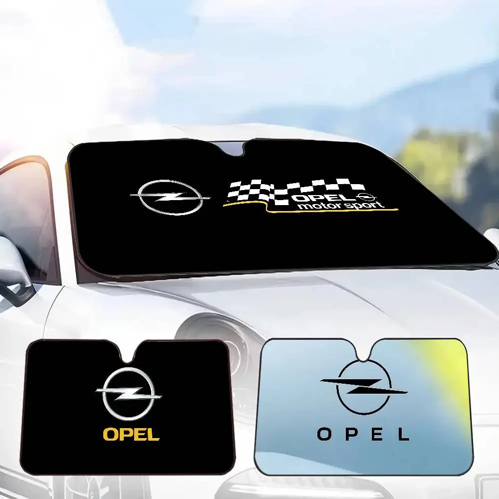 Opel Logo Car Windshield Sun Shade for Car SUV Truck Front Window Sun Shade Accessory Visor Protector Shield Cover