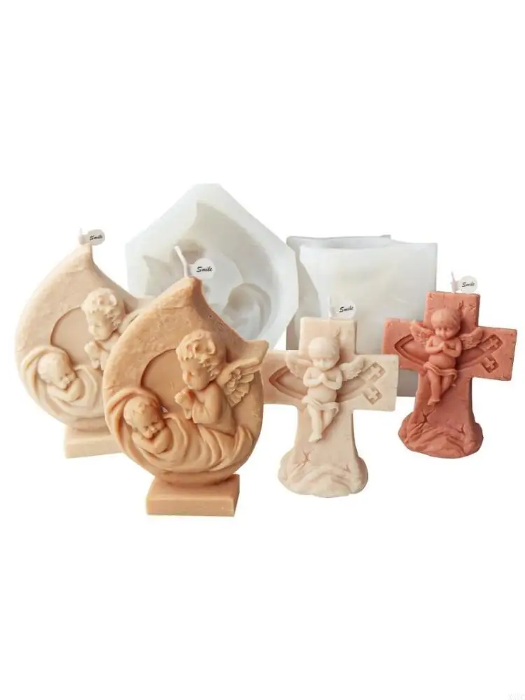 

Silicone Mold Fairy Making Reusable Resin Epoxy Mould Casting Molds DIY Plaster Ornaments Home Decor X3UC