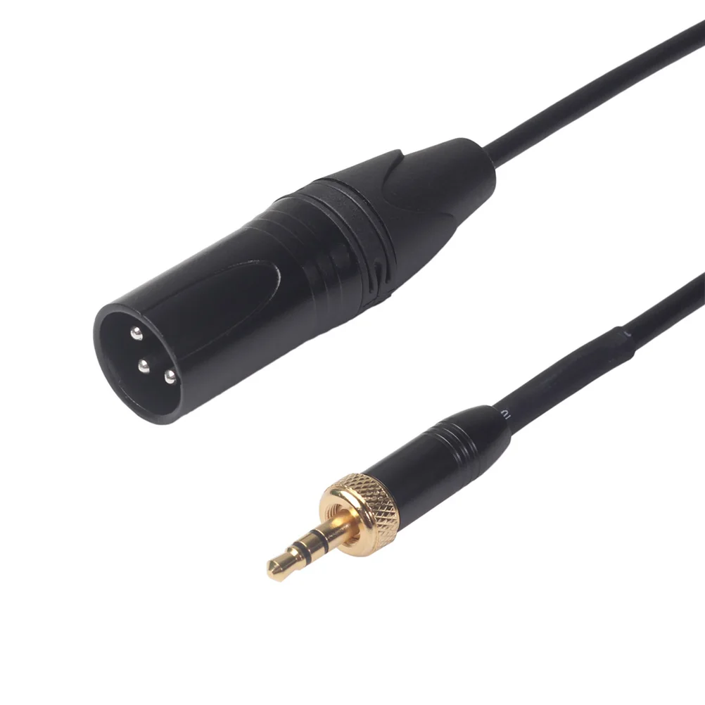 

0.3M Microphone Audio Adapter 3.5Mm Male To Xlr Male Inner Thread Metal Connector For Wireless Mics