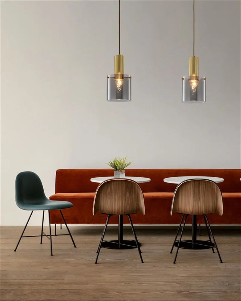 SOFEINA Modern Pendant Lights Brass Fixture Contemporary Home Creative Decoration Suitable For Dining Room Restaurant