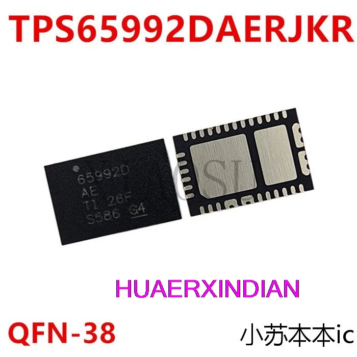 TPS65992DAERJKR  Printing  65992DAE QFN-38