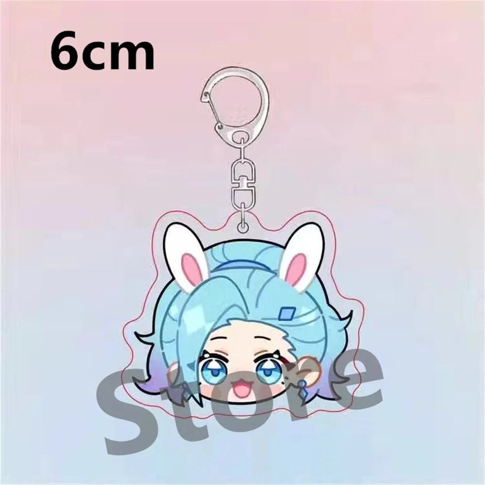 League of Legends Animation Game Peripheral Toy Acrylic Pendants Keychain Garnish Accessory Anime Figures Collection Gift