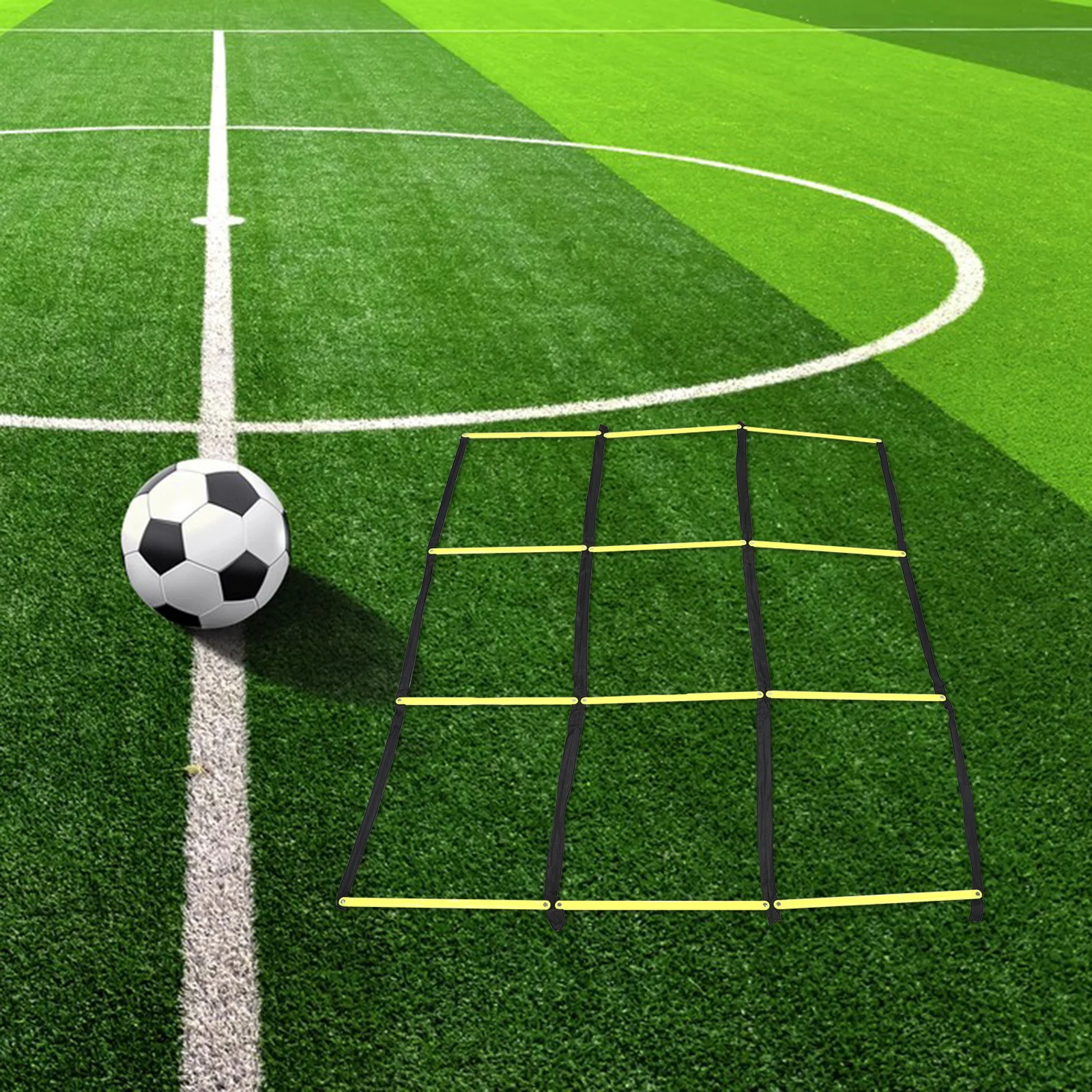 

Foldable Agility -Section Training Pad for Soccer Football Agility Speed Drills Enhanced Coordination Multisport Workout