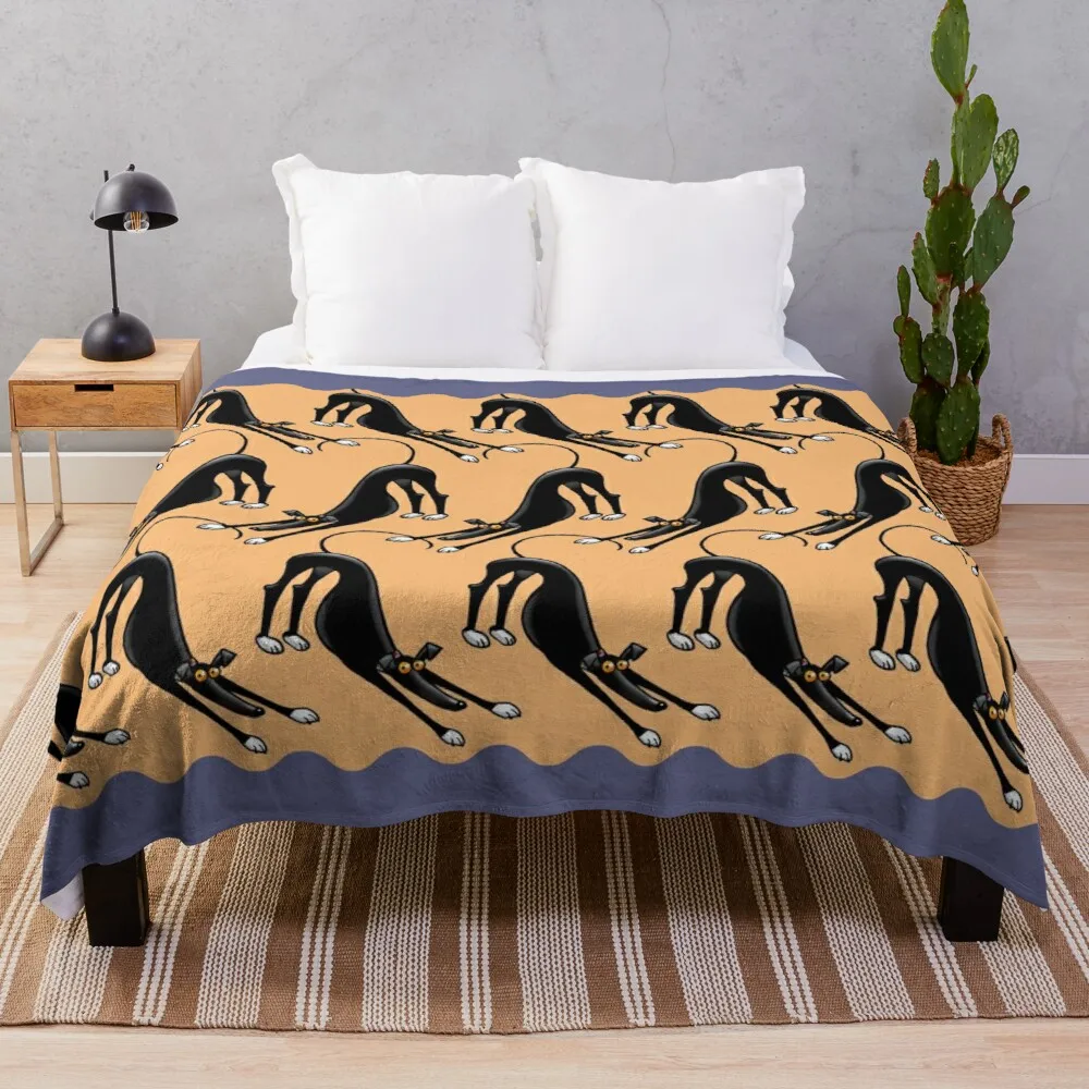 

Bowdown Hound Throw Blanket Thin Wadding Blanket