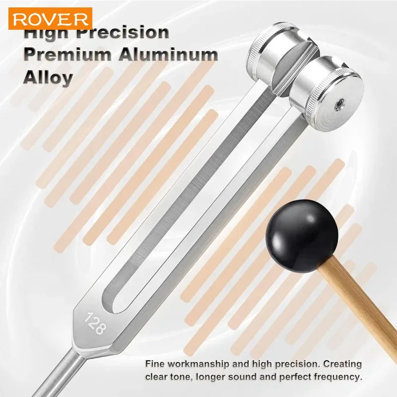 1/4PCS Tuning Fork Ear Cleaning Tools Ear Shaking and Ear Chakra Healing Set Meditation Forks Treatment Chakra Sound Therapy