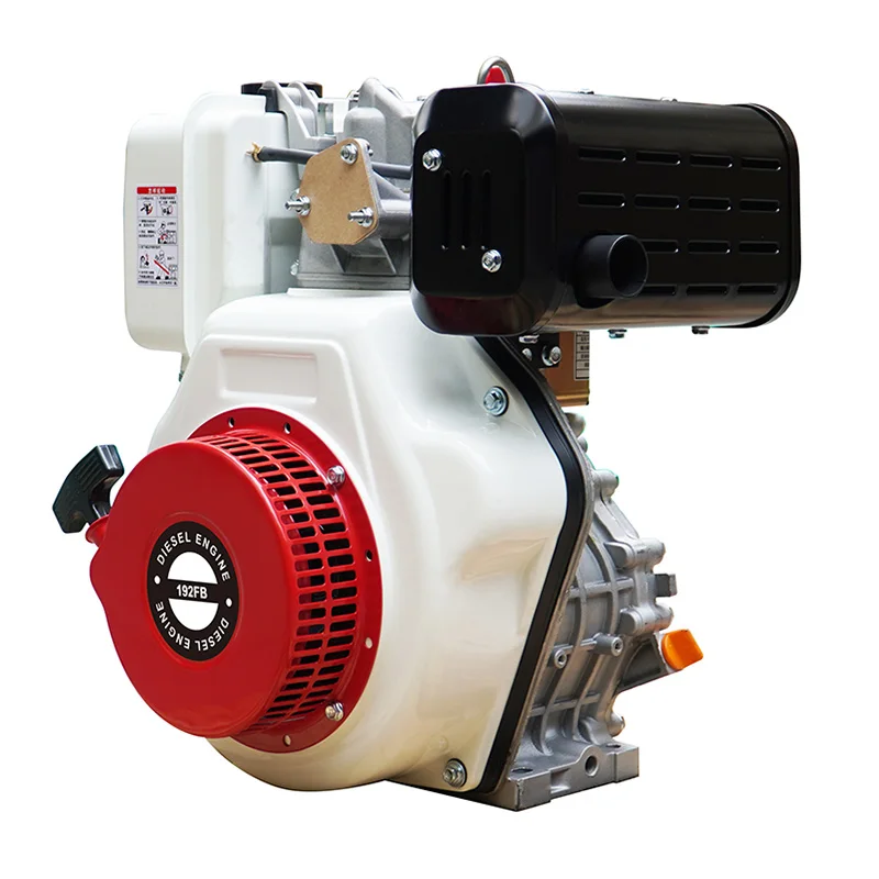 

10kva 8KW Hiearns HR192FB 8kW Diesel Engine Manual Start with Threaded Shaft for Machinery Use