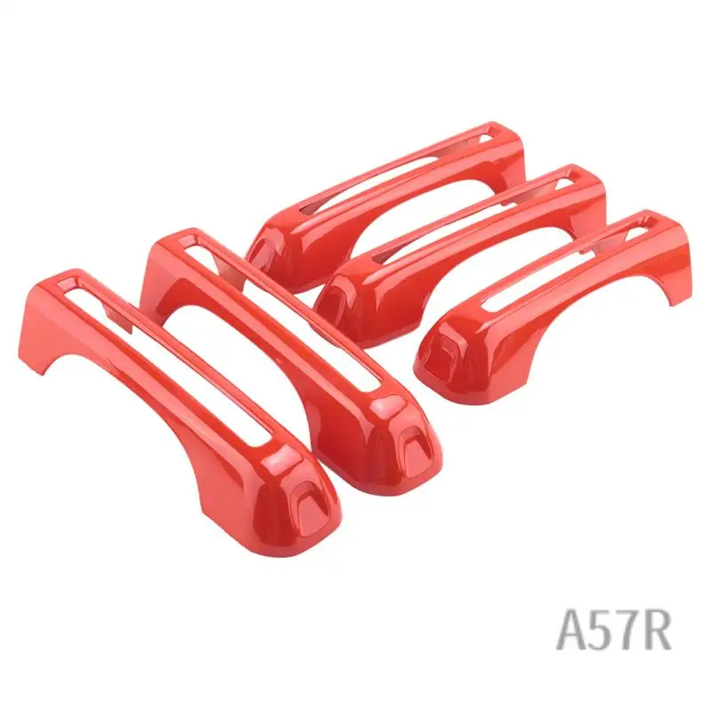 

7R-Full Set Exterior Decoration Trim For Jeep Wrangler JL JLU 2018-2022 Door Hinge Handle Engine Hood Hinge, 26PCS