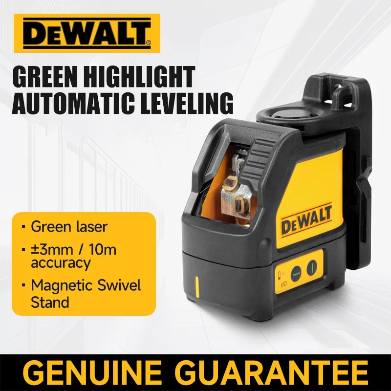 DEWALT DW088CG Laser Level Green Light Cross High Precision Horizontal Vertical Laser Level Dotting Instrument Measurement