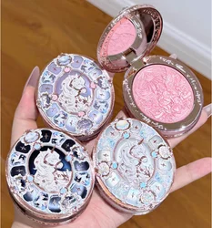 Flower Know Satin Blush Relief Knight Unicorn Collection Makeup Cosmetics