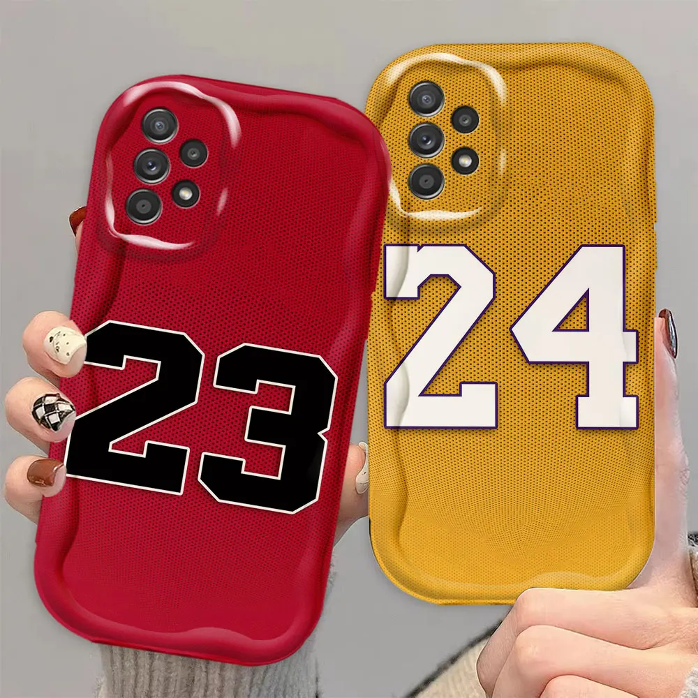 Basketball Uniform Number 23 24A  Phone Case For OPPO R17 R15 B F23 F21 F19 F11 F9 A32 A17 A9 A8 A7 X A5 A3 X S 5G PRO