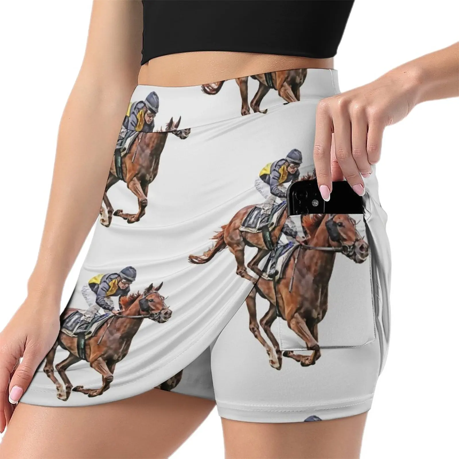 Horse Racing Light Proof Trouser Skirt skirts for womens Summer dress sexy skirt Women's summer skirt