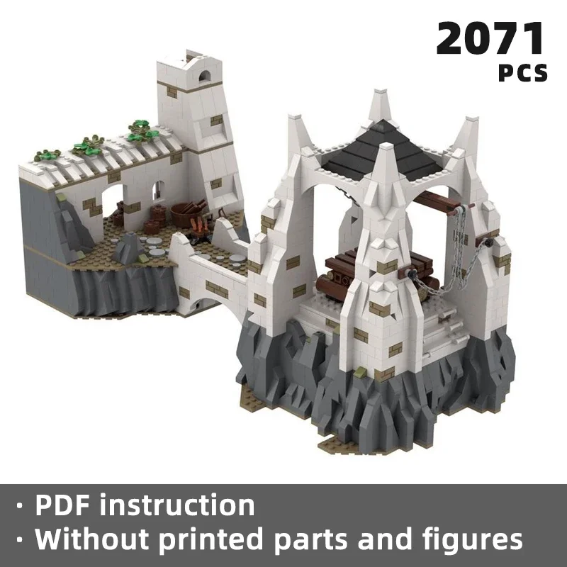 

fantasy rings bricks beacon tower medieval castle outpost movie scene blocks rings medieval military modular castle bricks moc