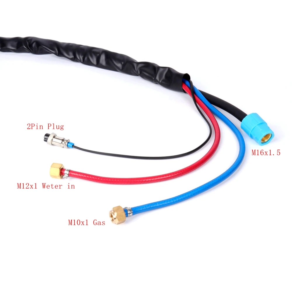 4เมตร WP-18น้ำหล่อเย็นเชื่อม WP18 TIG Torch ที่จับน้ำและไฟฟ้าทั้ง
