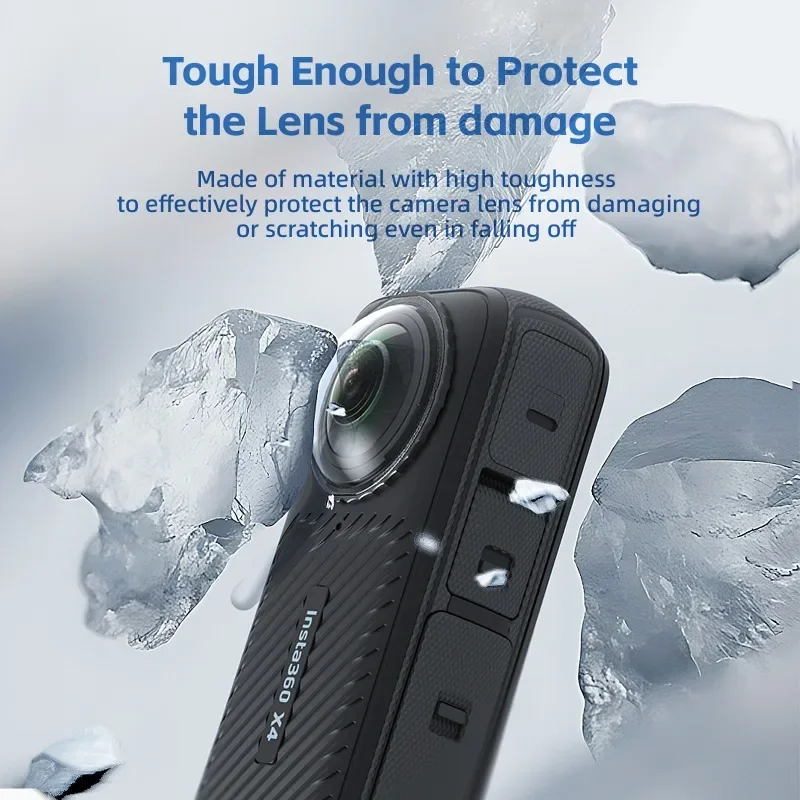 AMagisn ل Insta360 X4 PMMA حامي العدسة واقية insta360 X4 ملحقات الكاميرا الرياضية