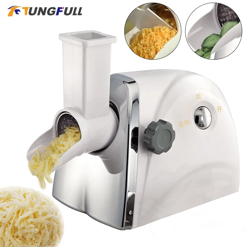 

Cheese Slicer Electric Commercial Automatic Shredder Cheese Grater Household Cheese Slicing Vegetable Shredding Machine 220V