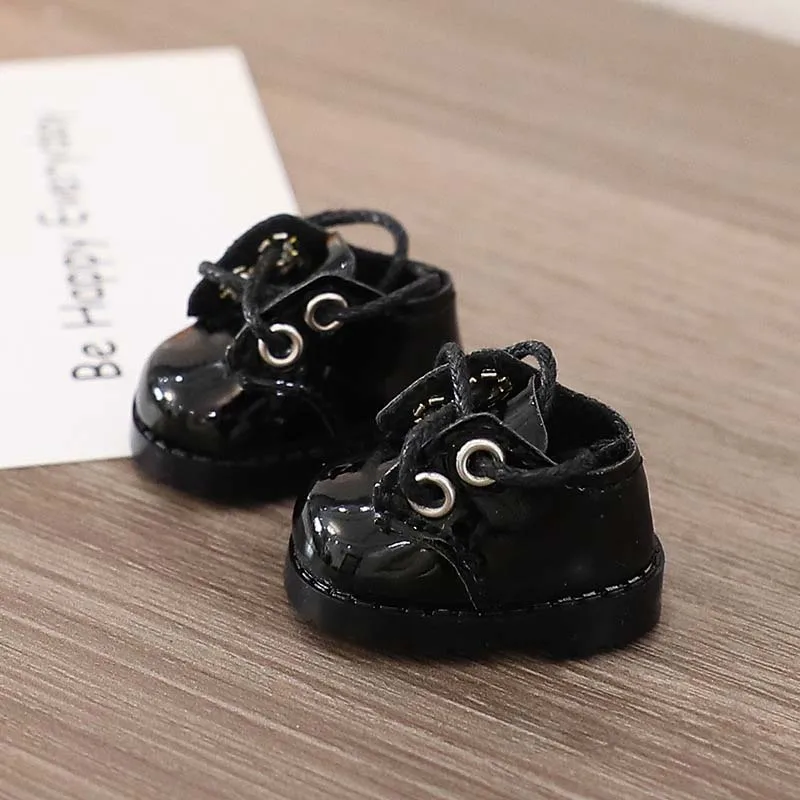 Für 10 cm Baumwolle Puppe Schuhe Mode Leder Schuhe Puppe Zubehör Mini Puppe Sport Schuhe Puppen Zubehör DIY Spielzeug – Detail 15