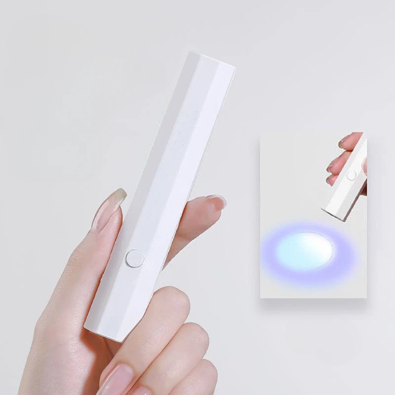 One character nail lamp, small portable mini phototherapy lamp, nail plate baking lamp