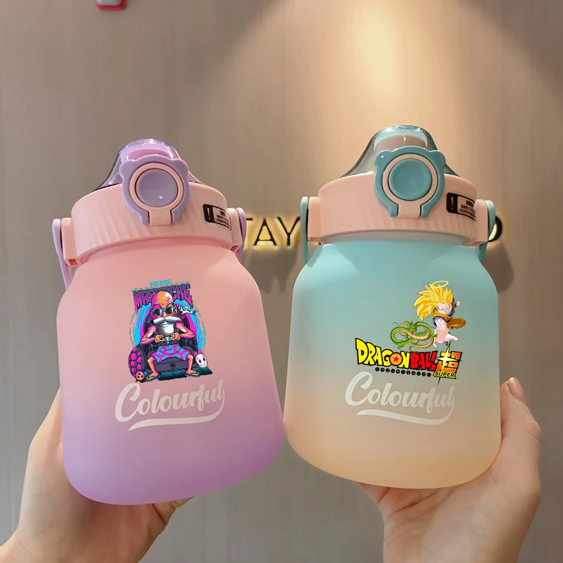 

1100ml Dragon Ball Big Belly Cup Wear resistant Water Bottle Carrying Cold Heat resistant Water Cup Children's Birthday Gift