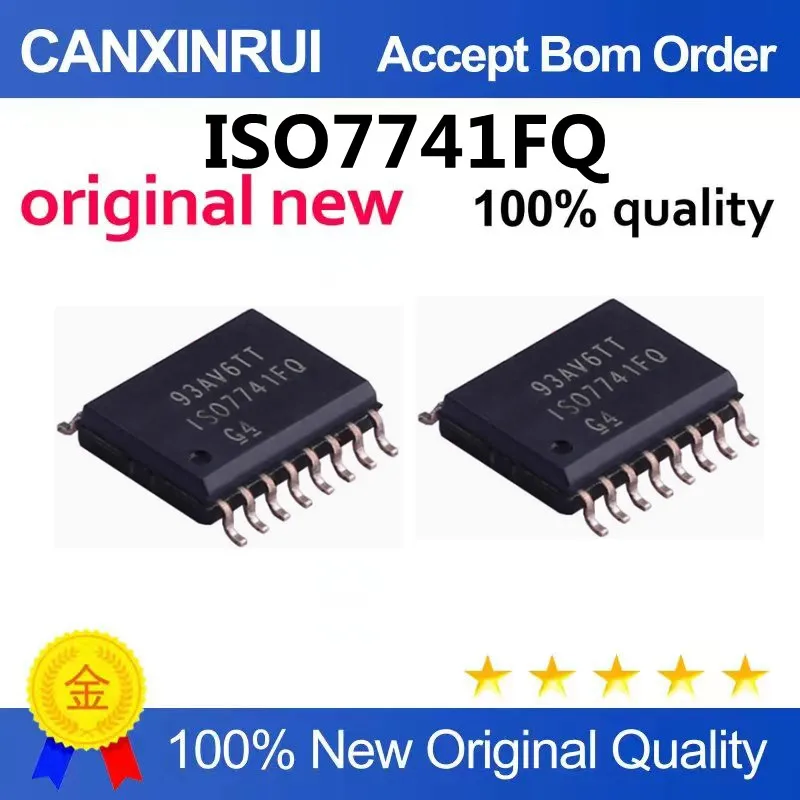 (5-100piezas)ISO7741FQDWRQ1 SOIC-16 Screen printed ISO7741F Digital Isolator IC Provides BOM quotation