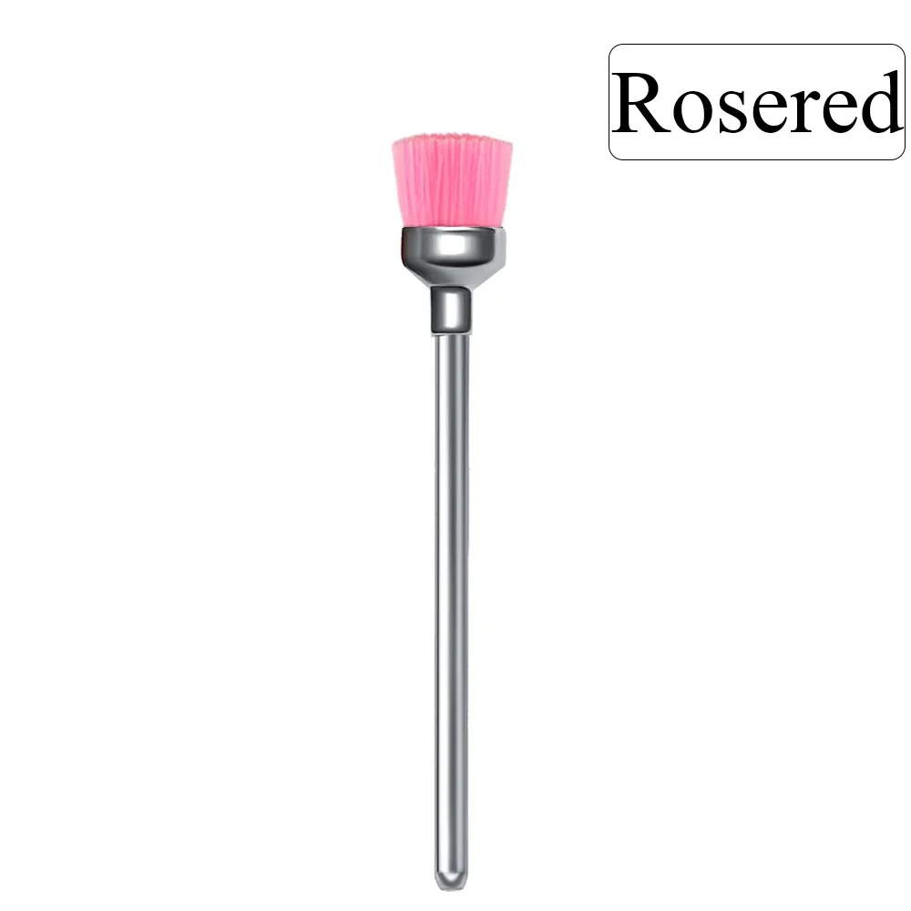 프로 네일 드릴 비트 클리닝 브러쉬 클리너 3/32'' 전동 네일 파일 밀링 커터 먼지 제거 드릴 액세서리 네일 아트 도구