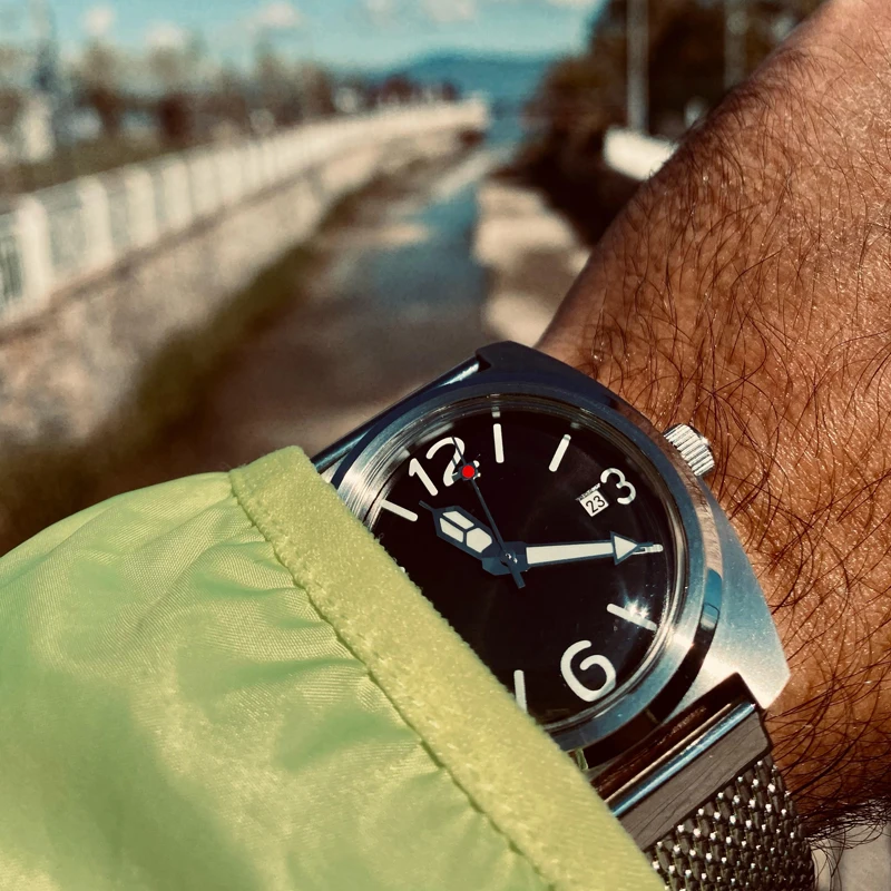 Large Mechanical Watches Men Reloj Ruso Automatico Vostok Amphibia Lume Dial Hands Miyota Movement Hacking Seconds