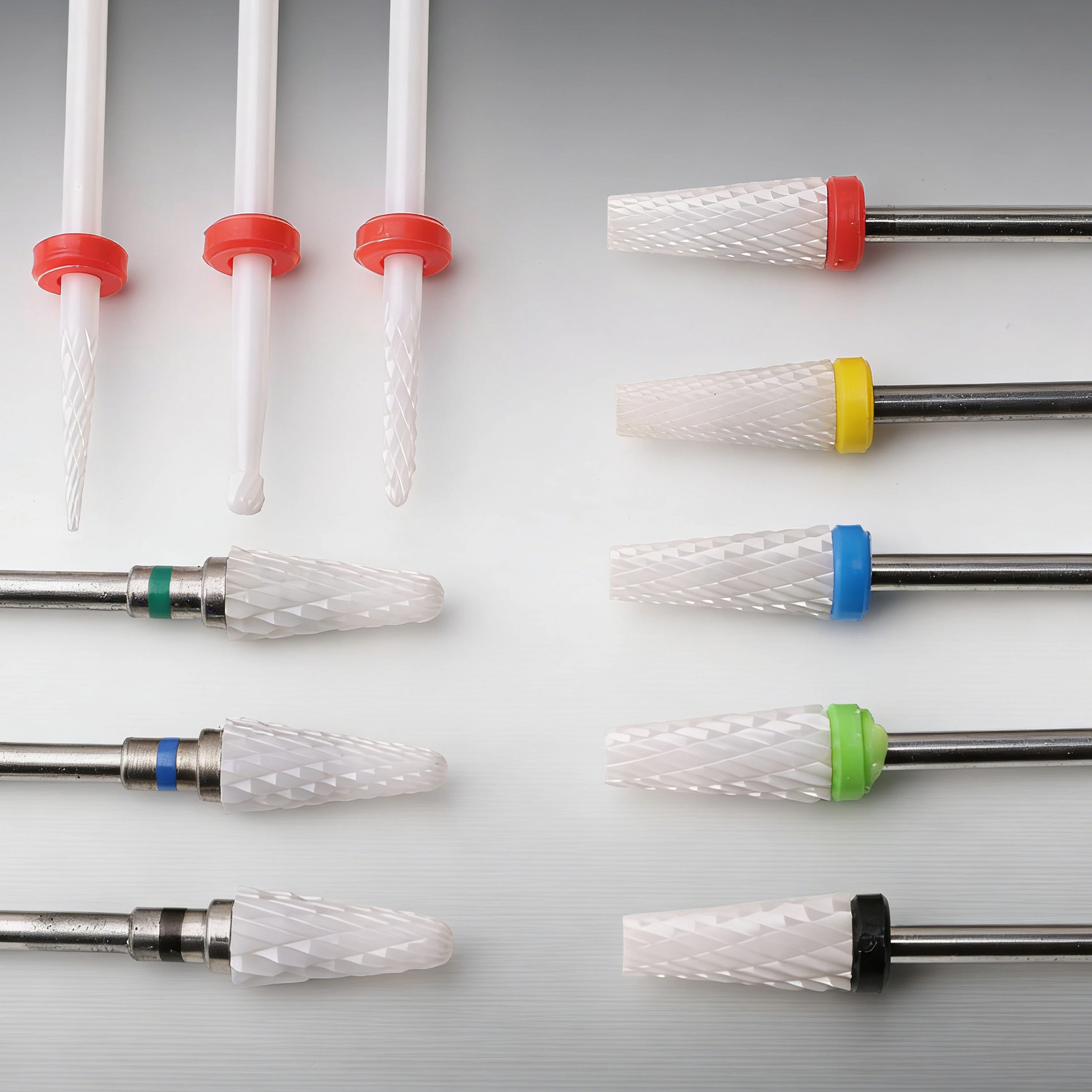 Brocas para uñas, fresa de cerámica, brocas para manicura, fresas eléctricas para uñas, cortador para máquina de manicura