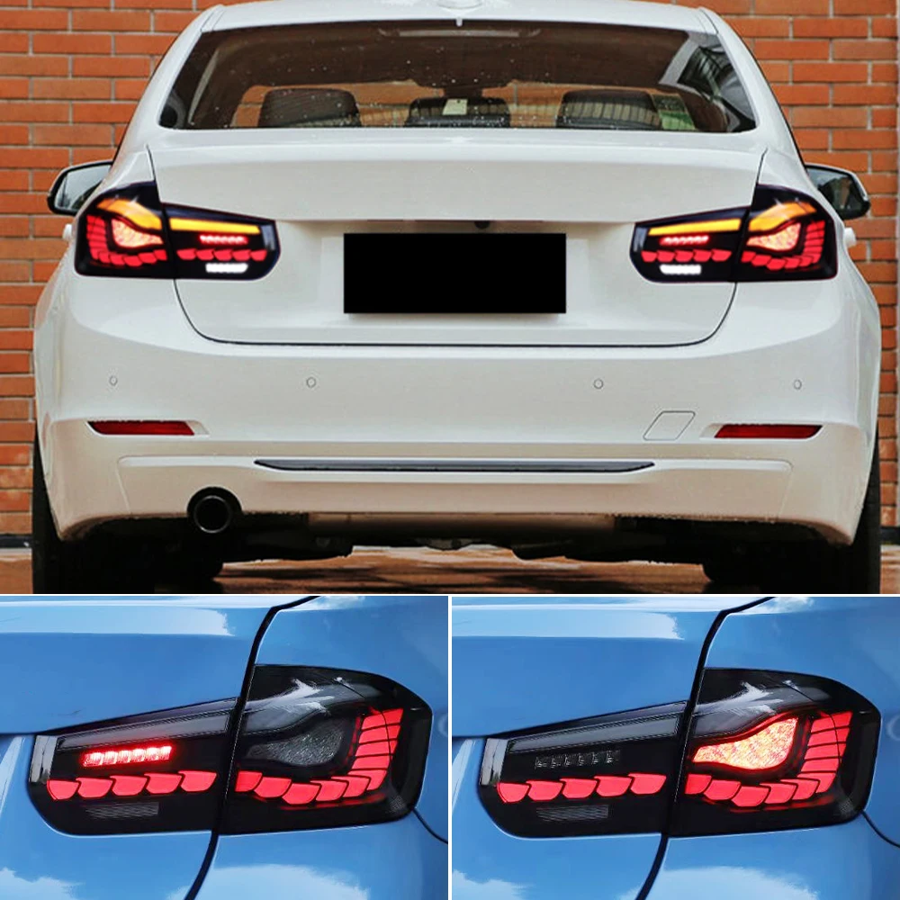 

2PCS Car LED Tail Light Taillight For F30 F35 F80 316i 318i 320i 325i 330i 2013-2019 Rear Fog Lamp Brake Reverse Dynamic Sig