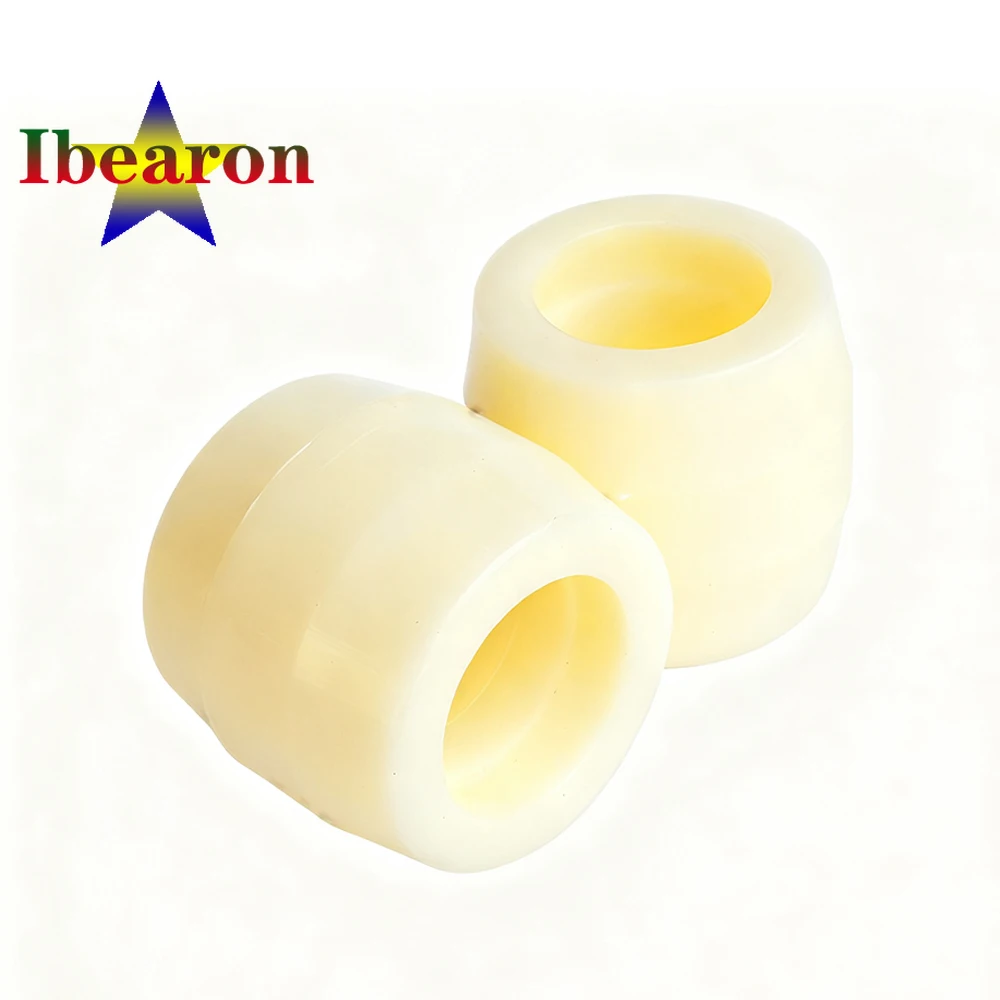 4PCS Flat/Drum Nylon Forklift Casters 80*60mm 80*70mm, Durable Wear-Resistant Replacement for Industrial Warehouse Forklifts