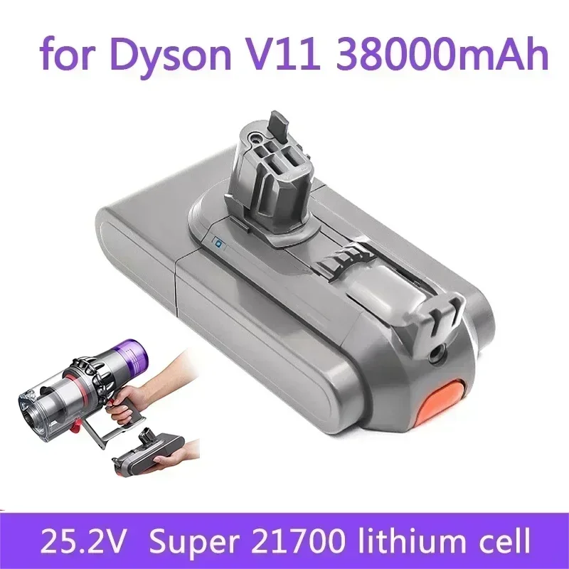 

NEW2025 New For Dyson V11 Battery Absolute V11 Animal Li-ion Vacuum Cleaner Rechargeable Battery Super lithium cell 38000mAh