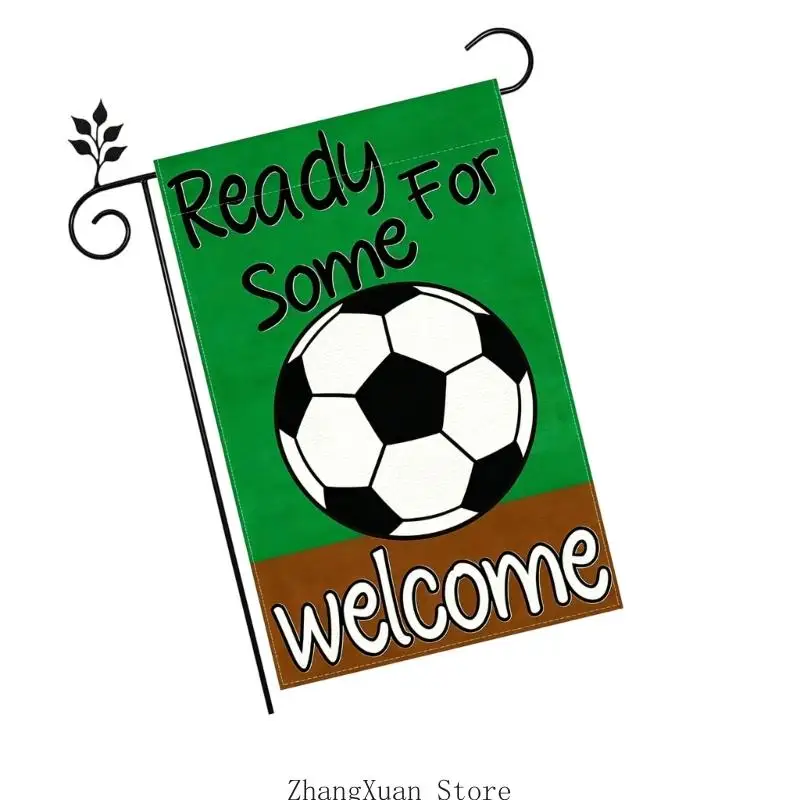 2026 Soccer Championship Garden Flag 30x45cm Durable Fabric Outdoor Decoration For Sports Enthusiasts And Home Display 3XUF