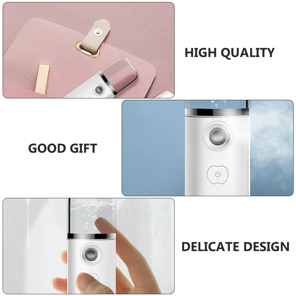 

Nano Facial Mist Sprayer Moisturizing Atomizer Portable Skin Steamer Durable Abs Material Pore