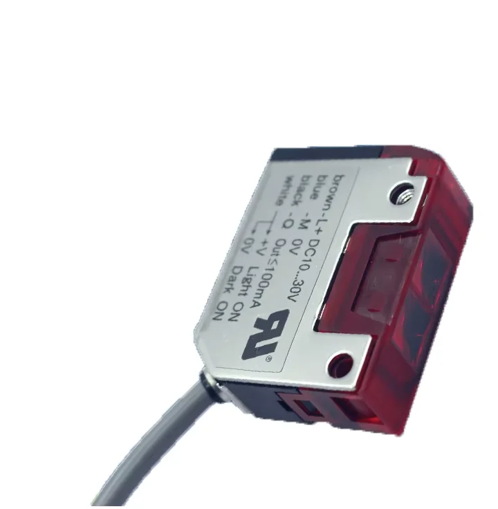 KR-Q50NW Transparent Detection Type Photoelectric Sensor Detection Range 10-500mm Narrow Field of Vision Design KR-250N