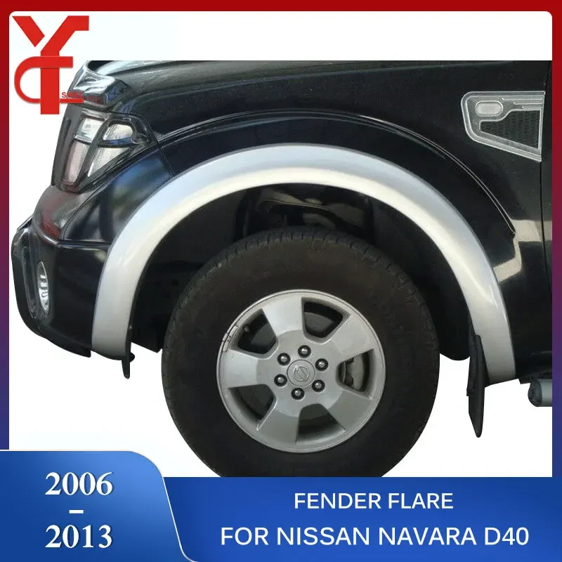 

1 Set Car Fender Flare Arch Wheels Mudguards Accessories For Nissan Frontier Navara D40 2006 2007 2008 2009 2010 2011 2012 2013