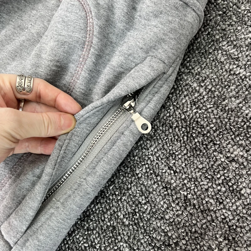 Men Women Kroen Sweatpants 2025 American Street Trend New High Quality Embroidery Elastic Waist Fleece Casual Pants view 3