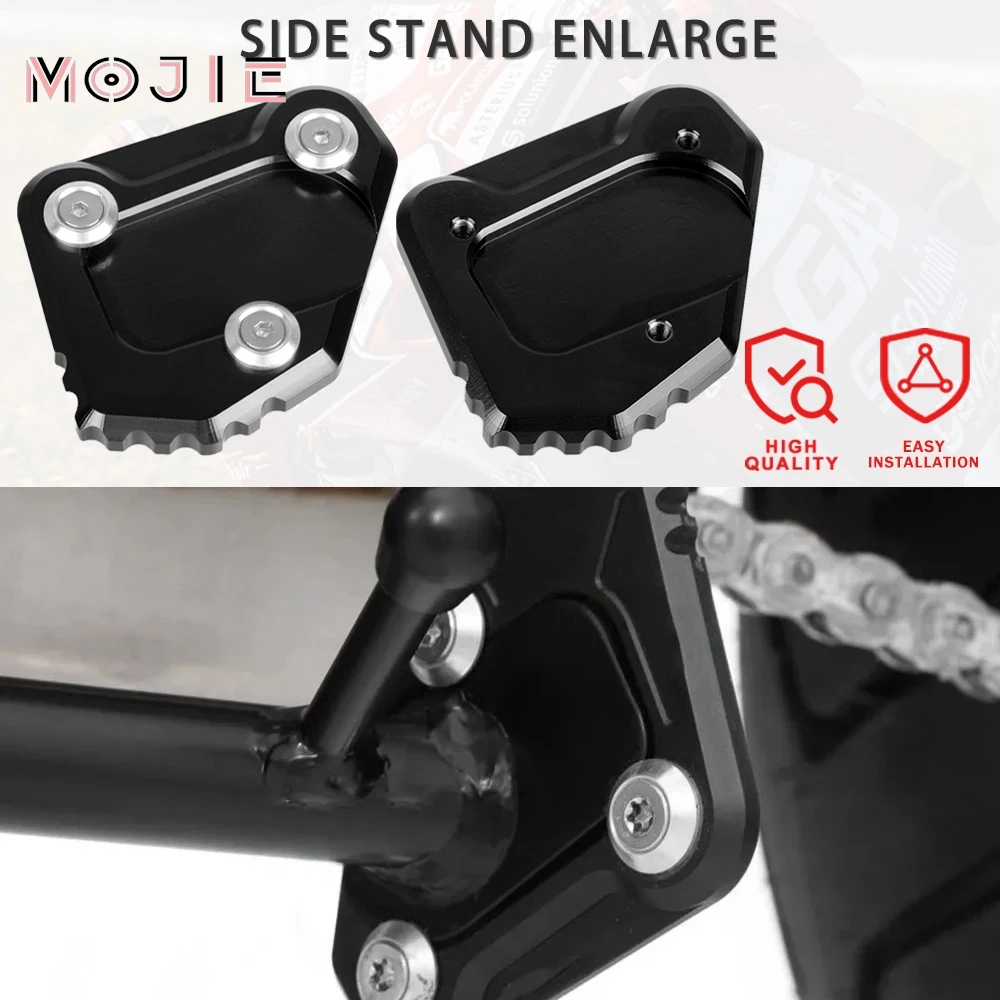 

For BMW F750GS F850GS Adventure F800 GS ADV 2018-2024 2023 Kickstand Foot Side Stand Extension Pad Support Plate Enlarge Stand