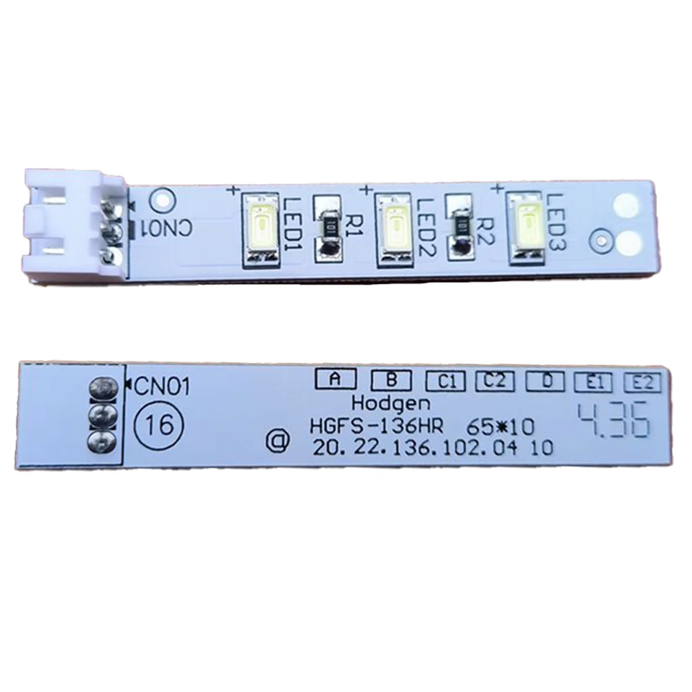 12V Refrigerator LED Light DA41-00519R For Samsung Refrigerator Metal Refrigerator LED Light 65*10mm Replacement Part