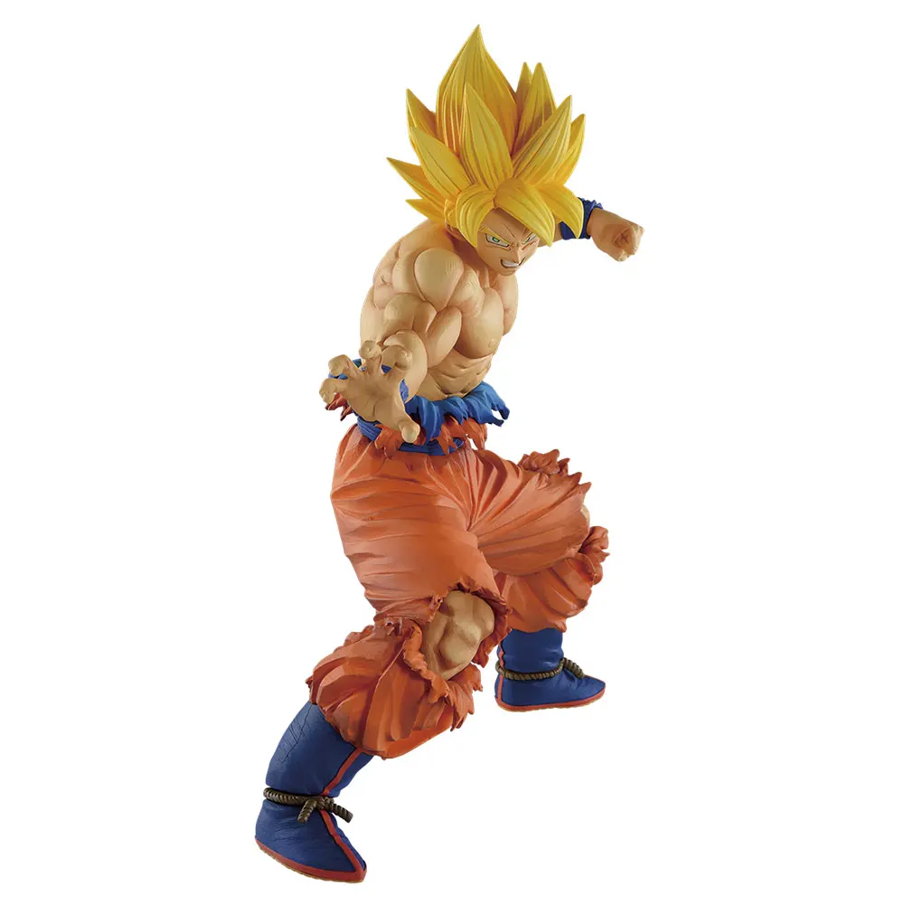 Em estoque bandai dragon ball vs omnibus z ichiban kuji e super sayans son goku figura anime modelo de ação brinquedos colecionáveis presente