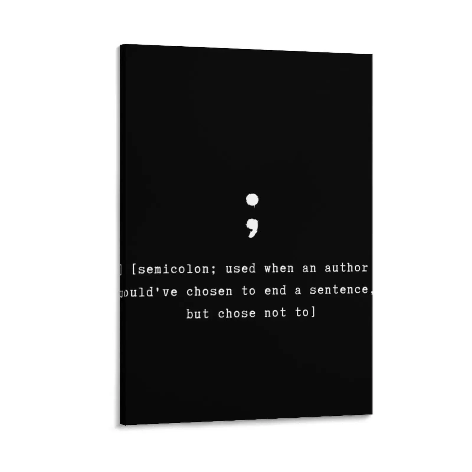 

Semicolon Canvas Painting room decor wall art home decors accessories nordic home decor