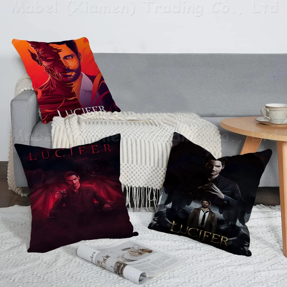 

Movie Lucifer Pillow Gift Home Office Decoration Bedroom Sofa Car Cushion Cover Case 45x45