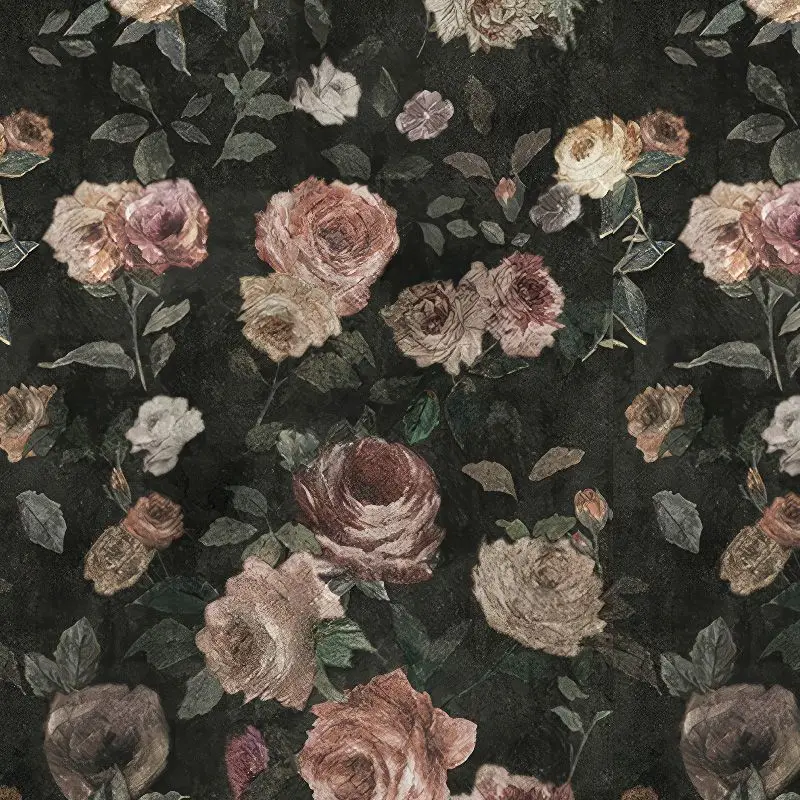 2 Rolls Vintage Self Adhesive Wallpaper, Premium Waterproof Sticker for Bedroom Wall, Furniture Makeover Home Decor