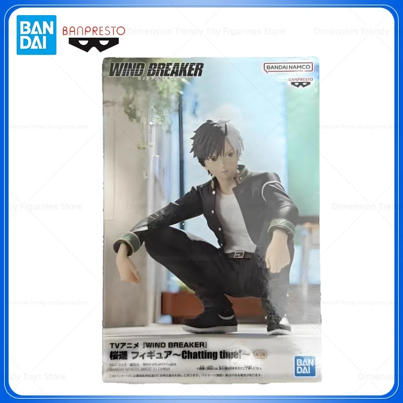 Bandai en Stock Original Banpresto tiempo de chat Anime cortavientos Haruka Sakura figura de acción modelo juguetes regalo DT