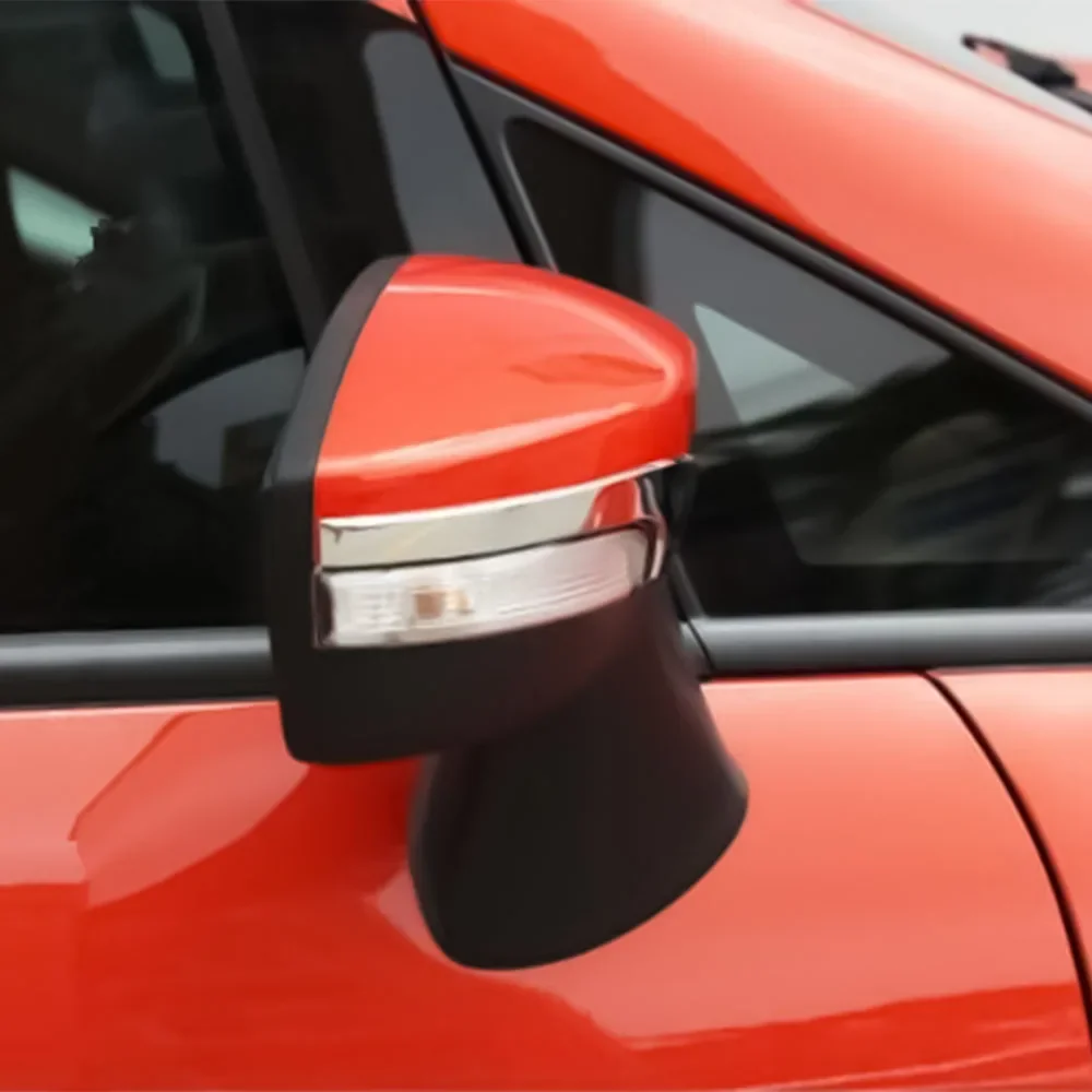 For Ford Kuga Escape Ecosport 2013-2019 Rearview Mirror Strip Trim Anti-Scratch Trim Side Mirror Sticker Cover Accessories
