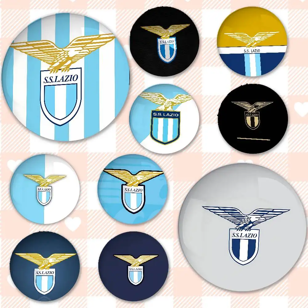 S-S.S. L-Lazio Emblemas Broche de metal para bolsa, roupas, chapéu, decoração, acessórios de joias, presentes