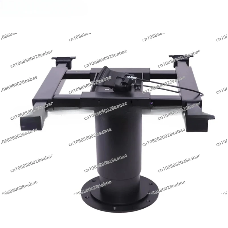 Adjustable Height Table Base, Enables Table Top with Swivel and Slide Function Pneumatic Raised RV Camper Adjustable Table Legs