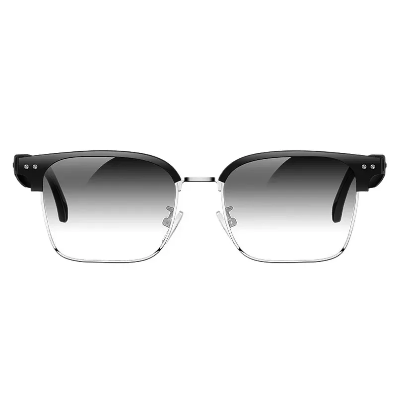W100D Smart Bluetooth Glasses Wireless Audio AI Voice Assistant Translation UV Protection Sunglasses for Men Women Driving