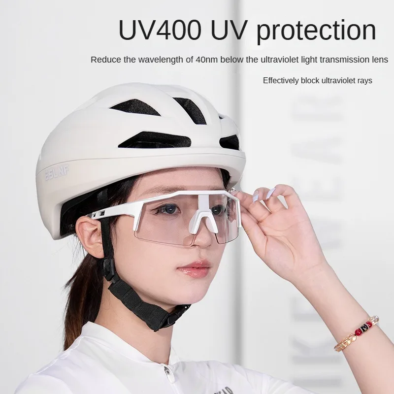 Cycling Photochromic Men Sunglasses Women Motorcycle Outdoor Sports Light Weight Bike Windproof Glasses Bicycle Equipment