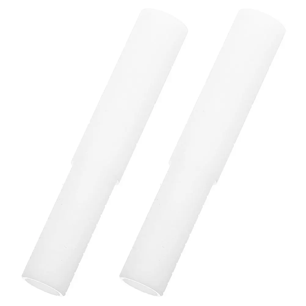 2 قطعة عمود نادي الغولف تمديد الأبيض انتهازي قضيب الكربون الصلب قابل للتعديل لإصلاح نادي الغولف الخشب الحديدي تعزيز سوينغ