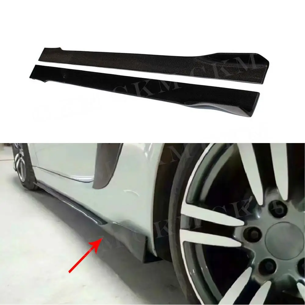 

Carbon Fiber Side Skirts for Porsche 981 Boxster Cayman 2013-2015 Side Skirts Extension Body Panel Lip Splitter Winglet Tuning