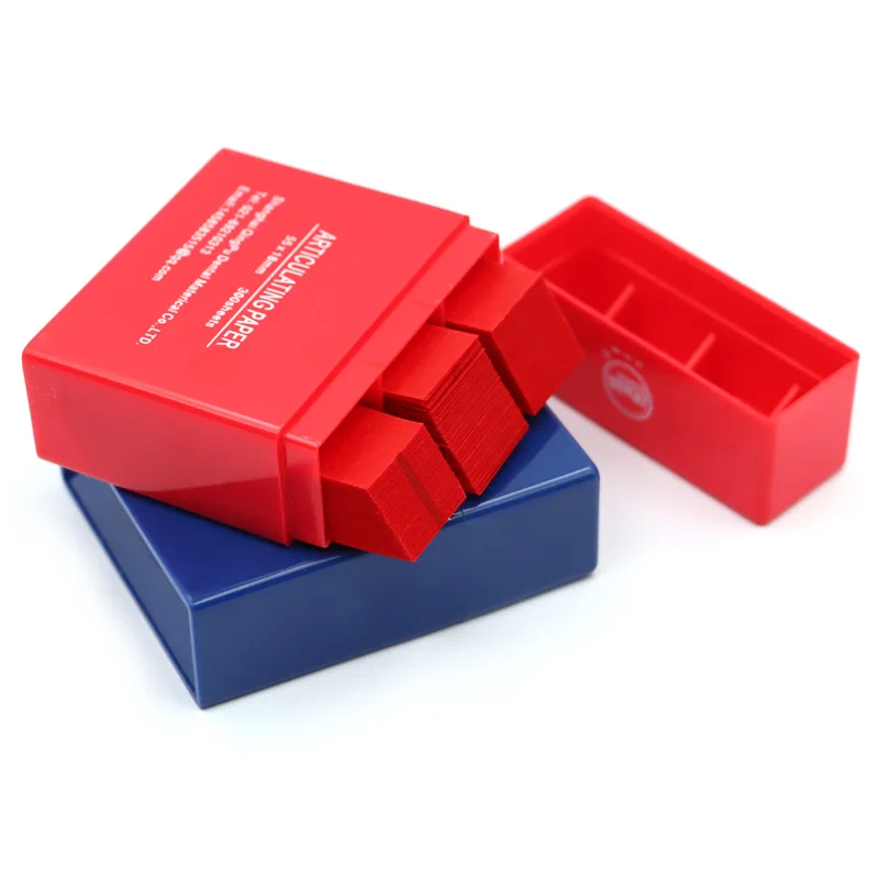 Red/Blue Dentistry Articulating Paper Strips 55*18mm Dental Lab Instrument Teeth Whitening Dentist Materials 300 Sheet/Box