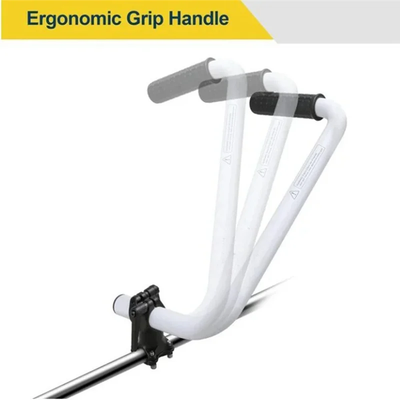 【Entrega rápida】Mango mejorado para desmalezadora, extensión de mango para cortadora de hilo, empuñadura ergonómica para cortadora de césped con ahorro trasero